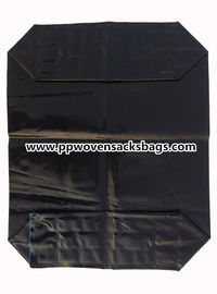 چین کیسه های پلی اتیلن پلاستیکی سیاه و سفید کیسه های مهر و موم برای بسته بندی کربن فعال / کیسه های پلی پروپیلن 25 کیلوگرمی تامین کننده
