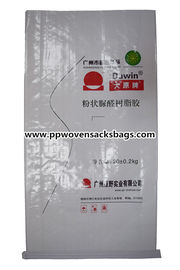 چین White BOPP Laminated PP Woven Bags for 20kgs Resin Adhesive Packing تامین کننده